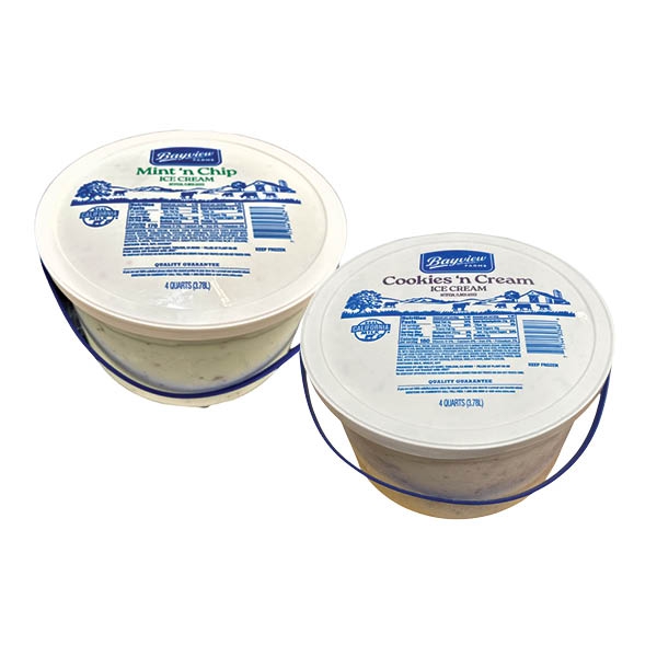 :$7.97 Bayview Farms Ice Cream 4 qt., select varieties. While supplies last.