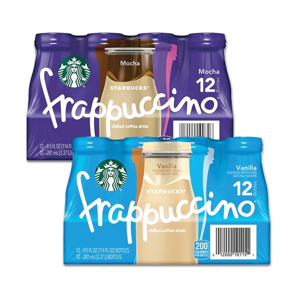 :$22.97 Starbucks Frappuccino 12 pack 9.5 oz., select varieties.