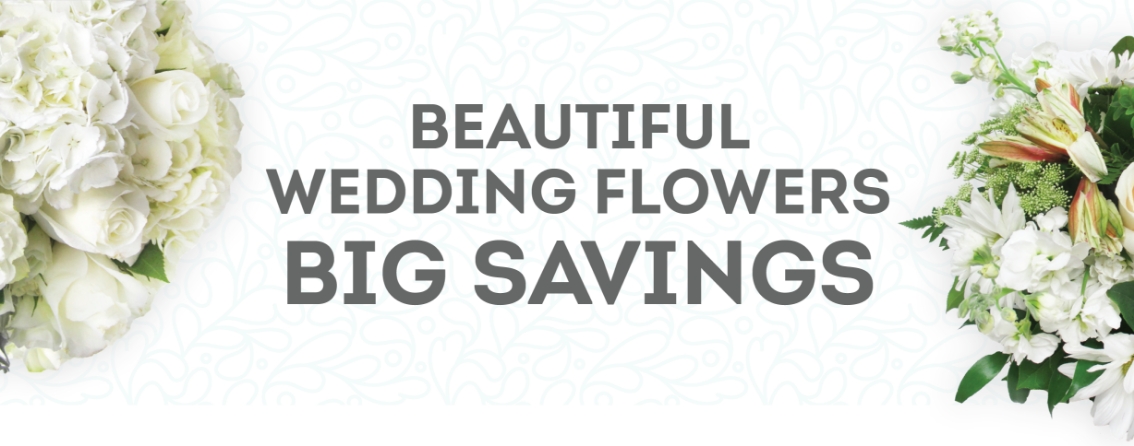 Beautiful wedding flowers. big savings.